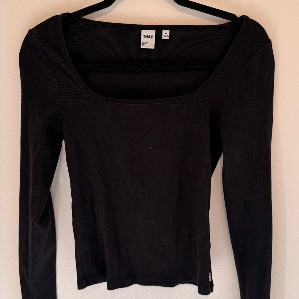 TNA Classic Black Long Sleeve Tee